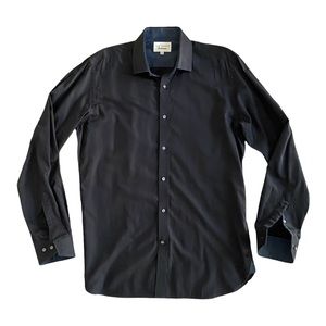 Ted Baker Endurance Men’s Black Button Down Dress Shirt Size 15.5 34/35 Caramor